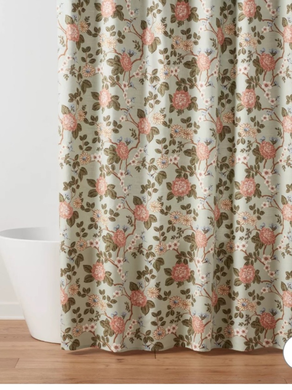 Threshold Toile Garden Shower Curtain - Sage Green